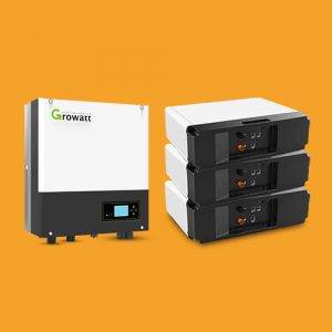 Growatt SPH3600 Hybrid + 9.9kWh Battery Storage System – Solar Battery ...
